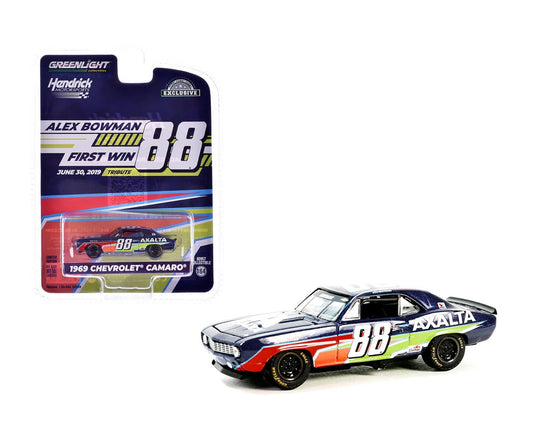 Greenlight Collectibles - 1969 Chevrolet Camaro - Alex Bowman / Hendrick Motorsports First Win Tribute - 1/64 Scale