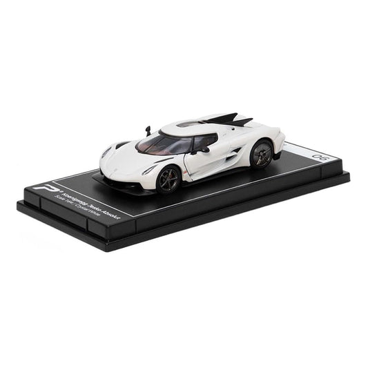 PosterCars Koenigsegg Jesko Absolut H06 Blanc Cristal - Échelle 1/64