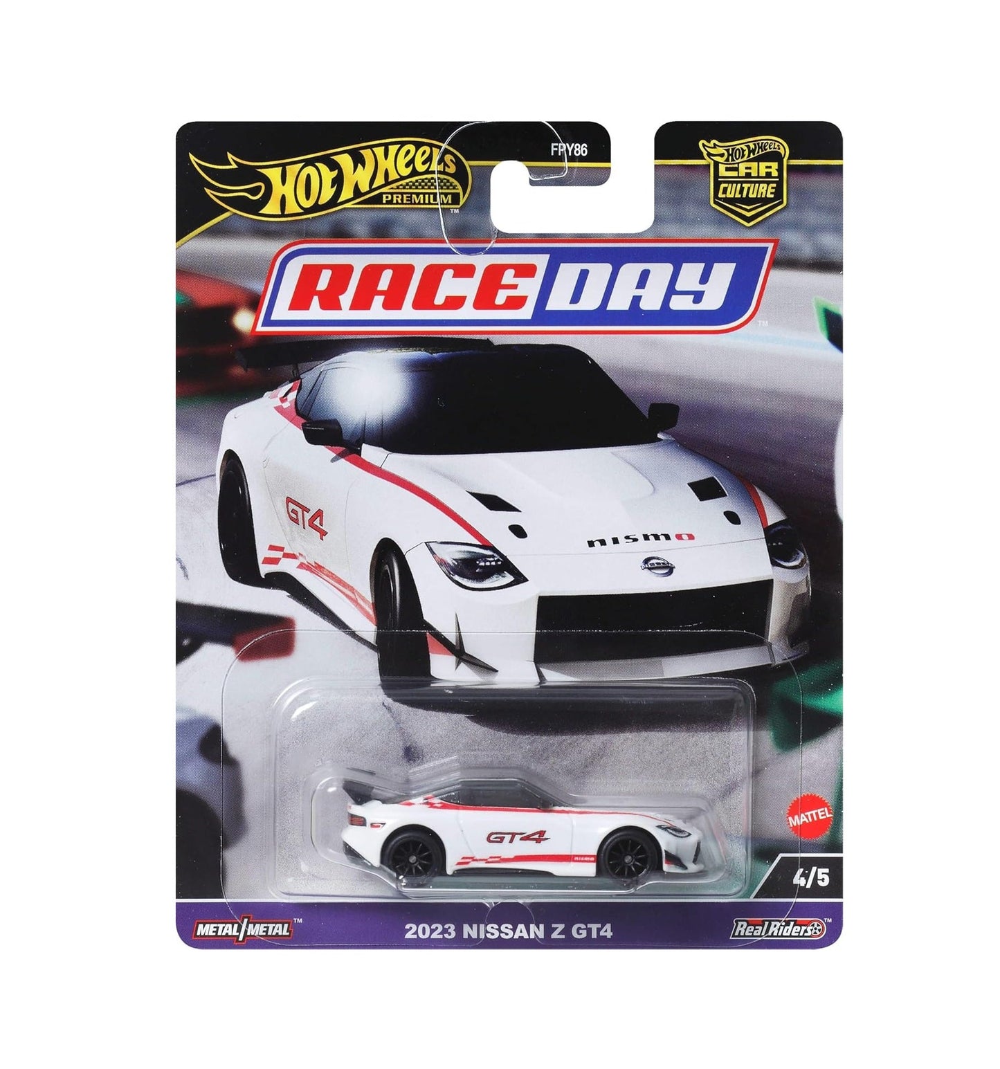 Hot Wheels Premium - 2023 Nissan Z GT4 - Series Race Day - 1/64 Scale
