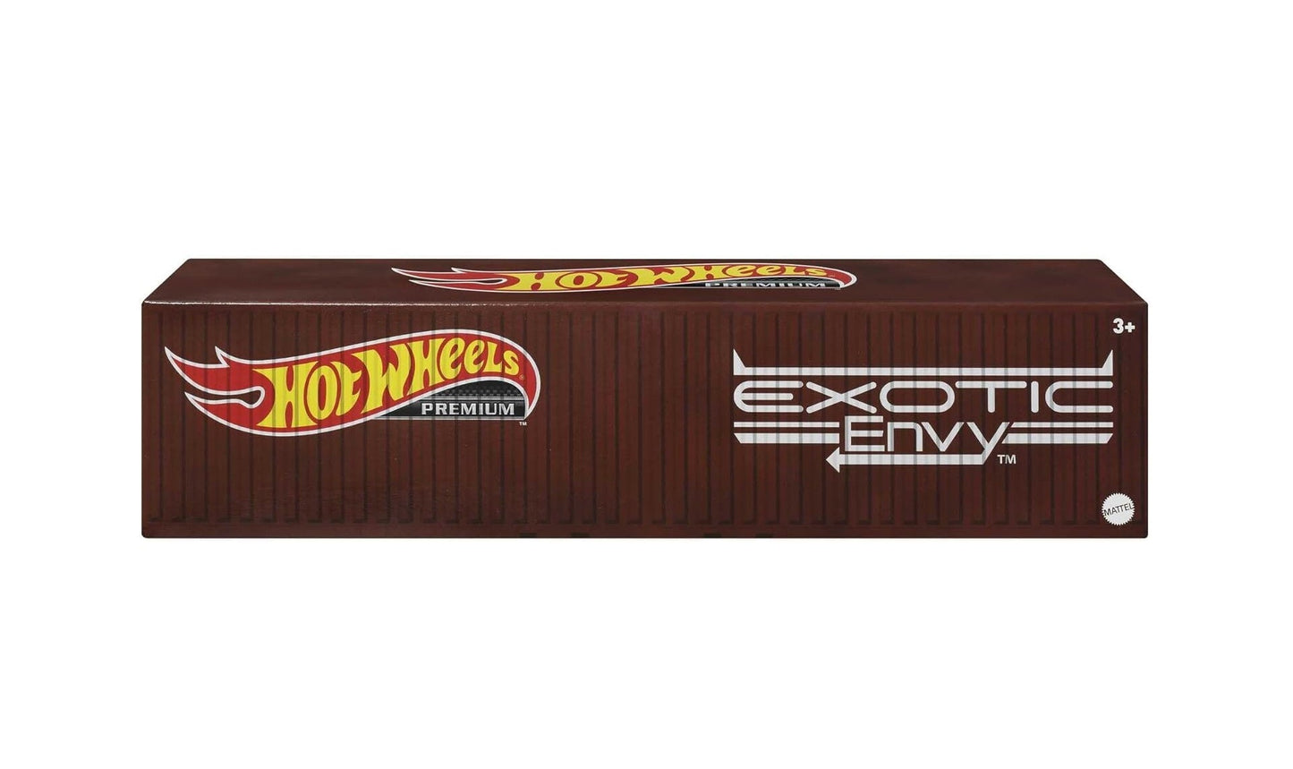 Coffret de conteneurs Premium Hot Wheels avec 5 véhicules - Série Car Culture Exotic Envy - Échelle 1/64