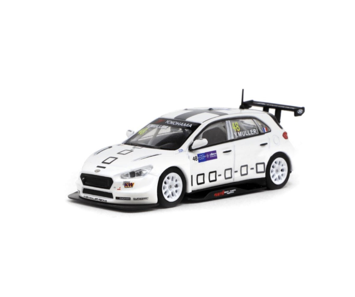 Tarmac Works - Hyundai i30N TCR - Wtcr Race of Macau 2018 - Yvan Muller - HOBBY64 - Scala 1/64 T64-031-18WTCR48