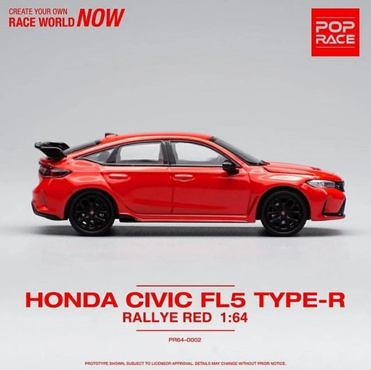 Pop Race - Honda Civic Type R FL-5 Rouge Échelle 1/64 PR64-02