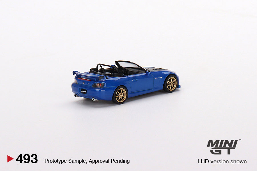 Mini GT - Honda S2000 (AP2) Mugen Monte Carlo Bleu Nacré Conduite à droite - Échelle 1/64 MGT00493-R