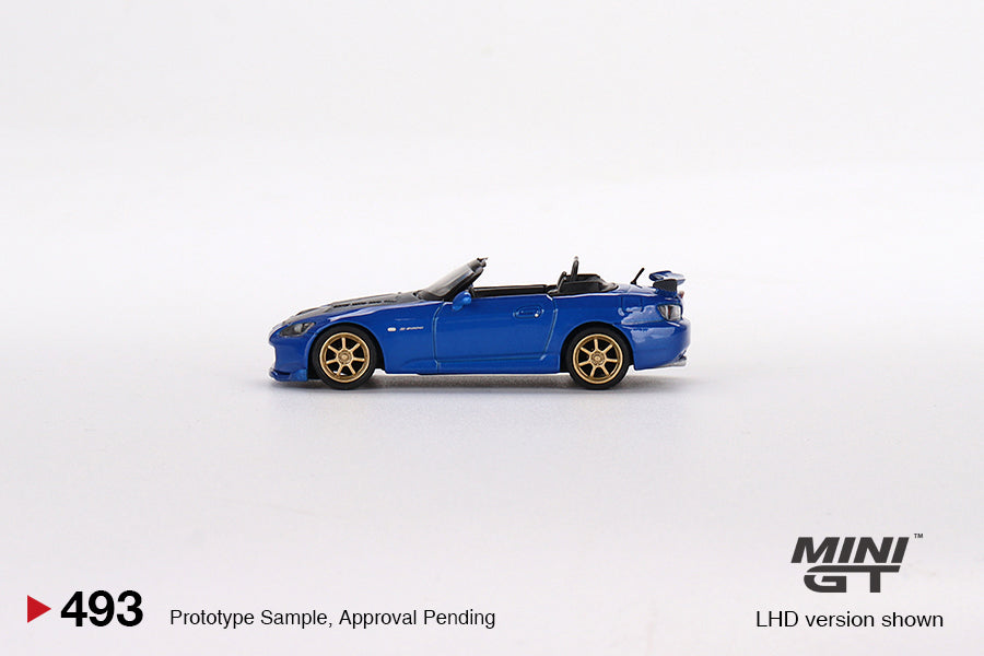 Mini GT - Honda S2000 (AP2) Mugen Monte Carlo Bleu Nacré Conduite à droite - Échelle 1/64 MGT00493-R