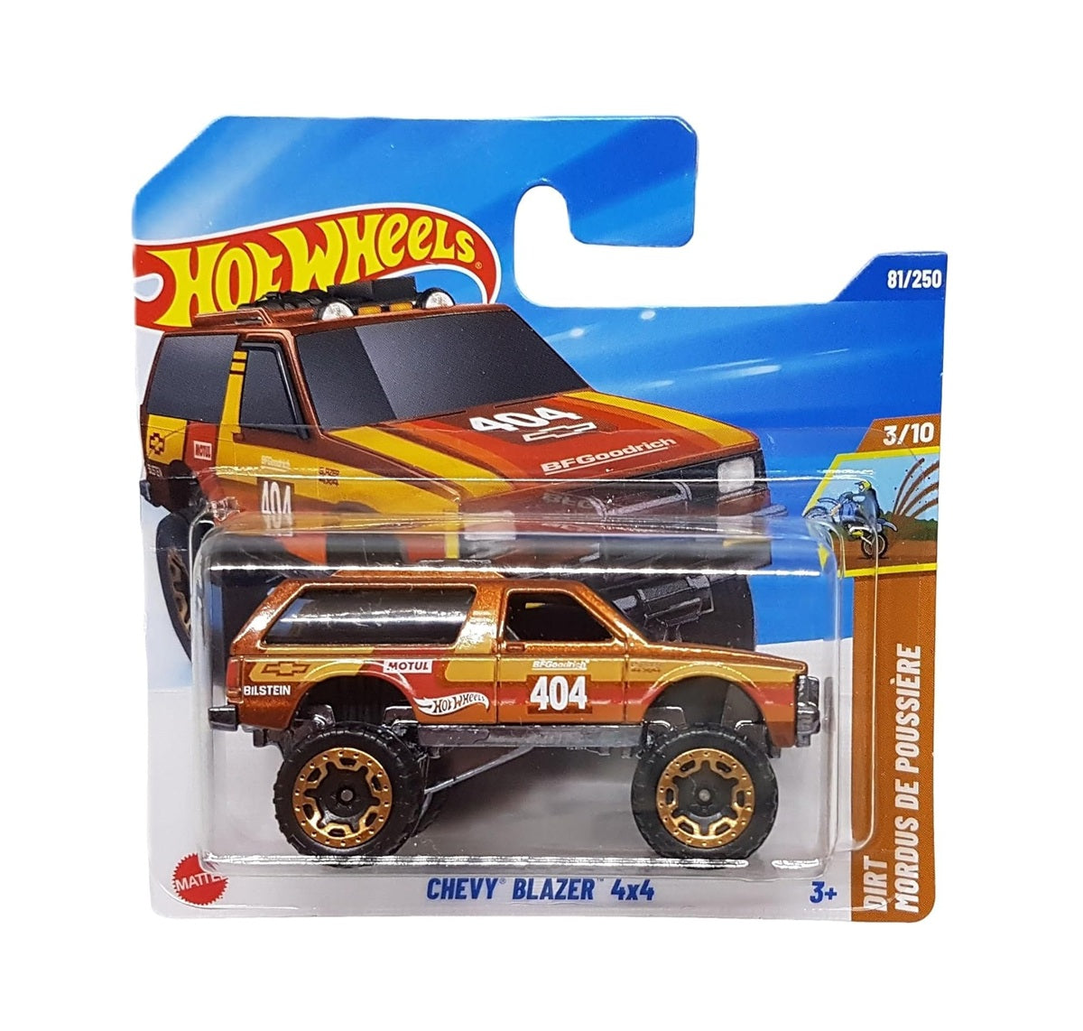 Hot Wheels - Chevy Blazer 4x4 - HW Dirt 3/10 - Échelle 1/64 Environ.