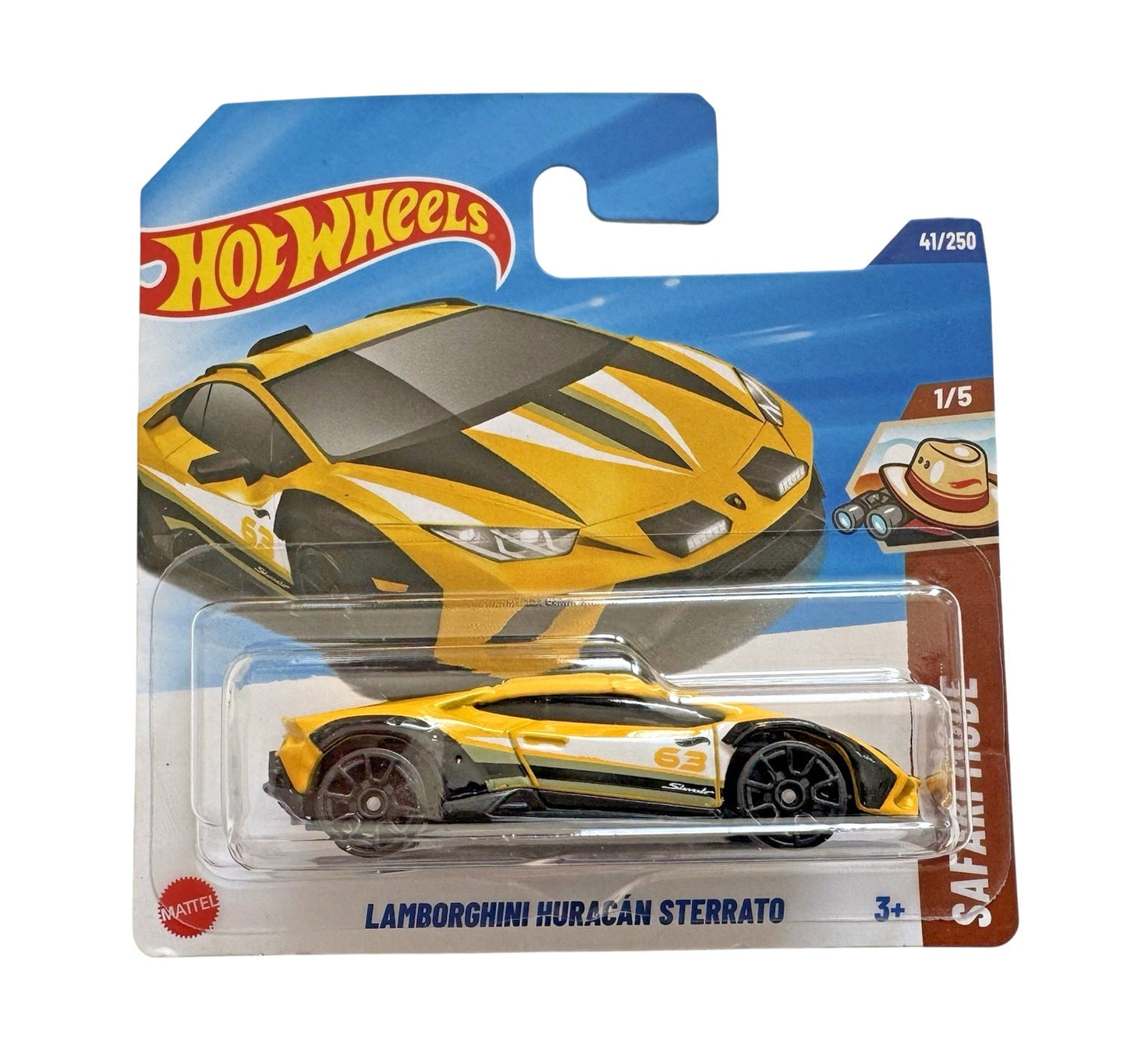 Hot Wheels - Lamborghini Huracan Saleté - Mode Safari HW 1/5 - Échelle 1/64 Environ.