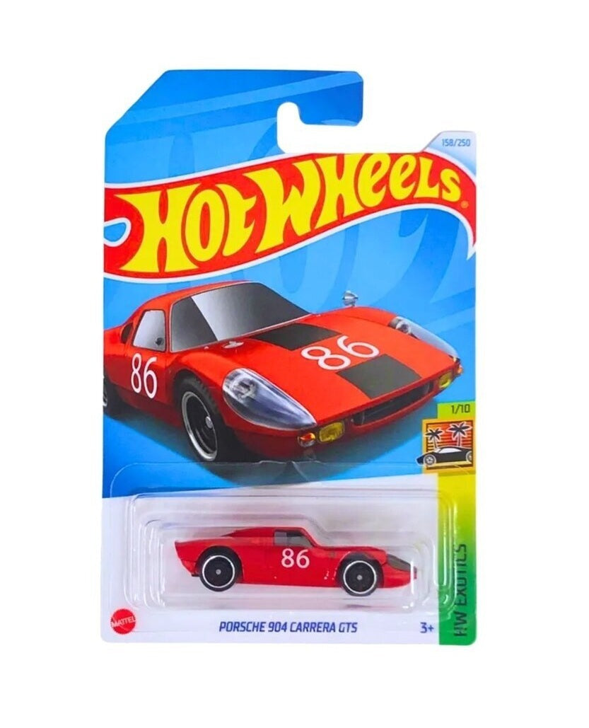 Hot Wheels - Porsche 904 Carrera GTS Red - HW Exotics 1/10 - Long Card - Scala 1/64 Circa
