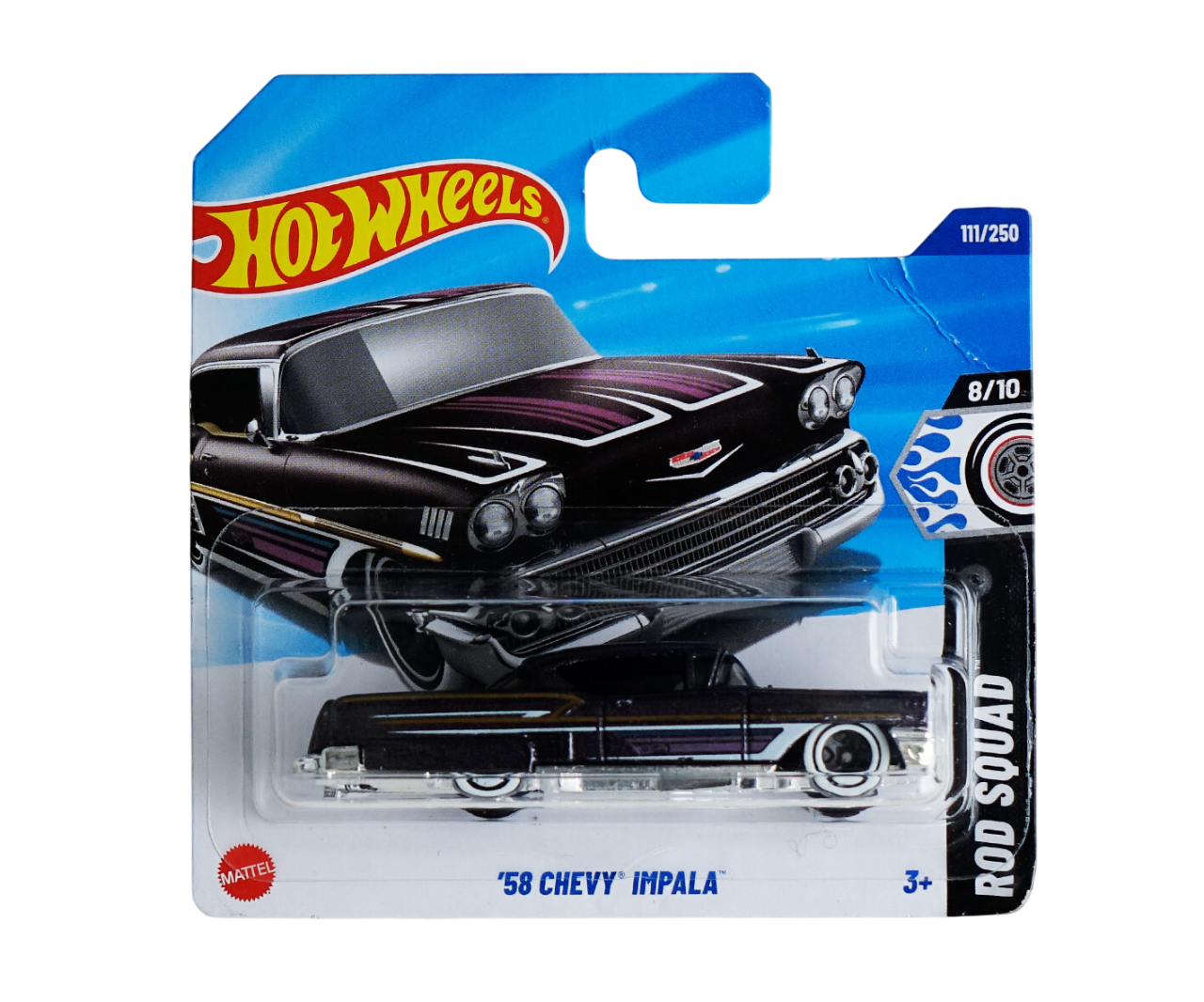 Hot Wheels - Chevy Impala '58 - HW Rod Squad 8/10 - Échelle 1/64 environ