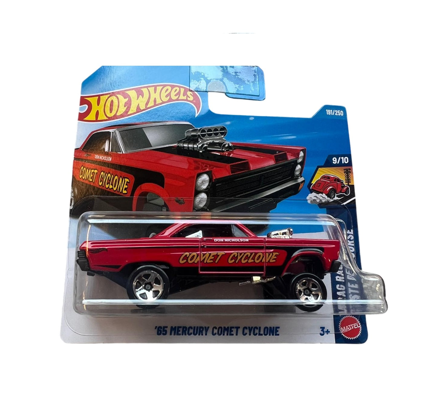 Hot Wheels - '65 Mercury Comet Cyclone - HW Drag Racers 9/10 - 1/64 Scale Approx.
