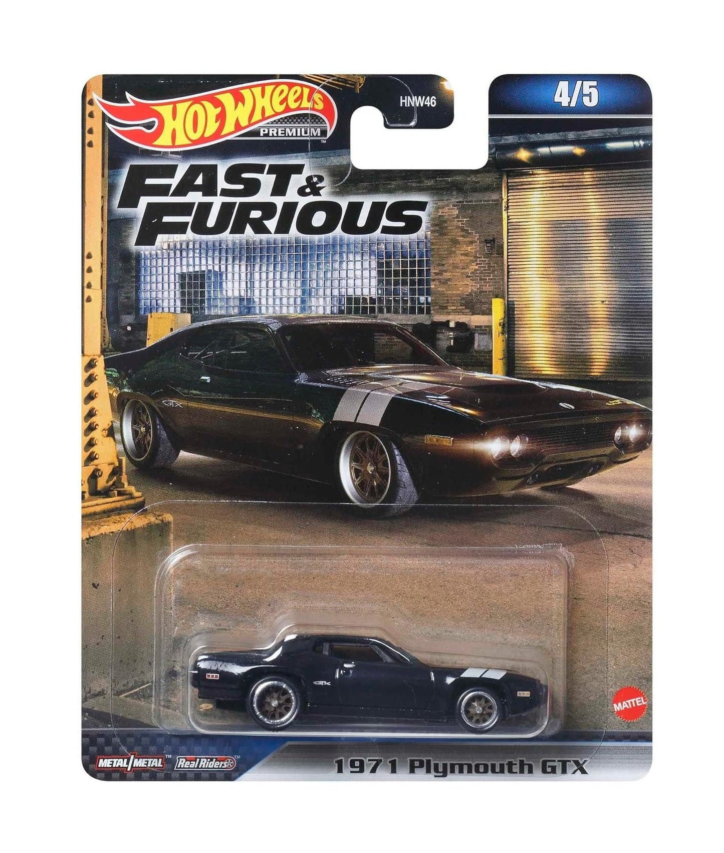 Hot Wheels Premium - 1971 Plymouth GTX Fast & Furious - Scala 1/64