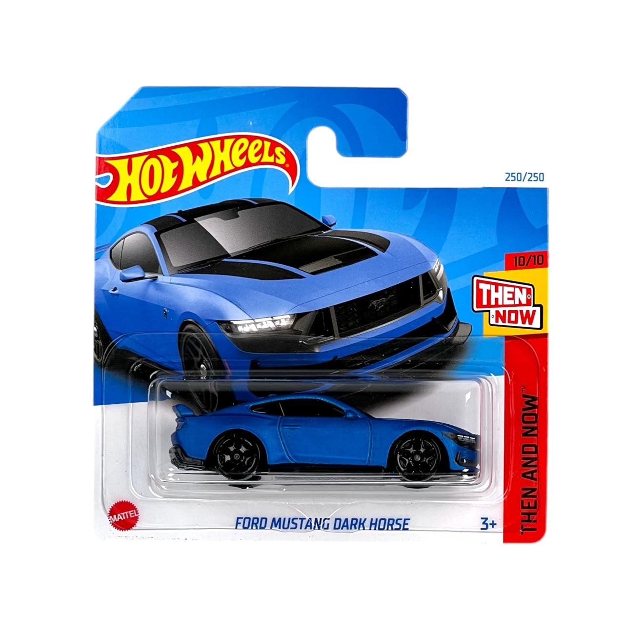 Hot Wheels - Ford Mustang Dark Horse - HW Then and Now 10/10 - Scale 1/64 Approximately