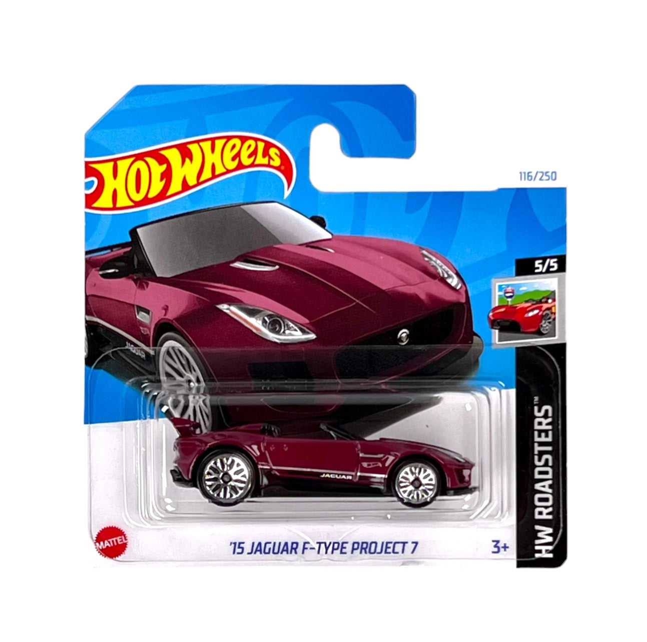 Hot Wheels - '15 Jaguar F-Type Project 7 - HW Roadsters 5/5 - Scale 1/64 Approximately