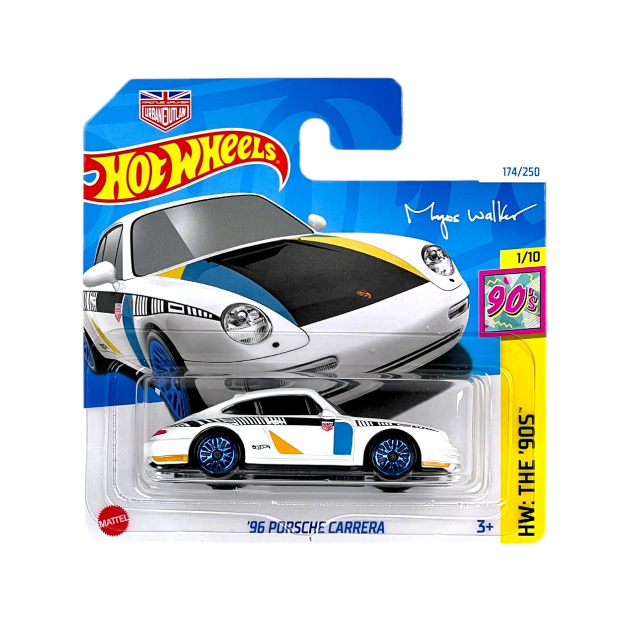 Hot Wheels - '96 Porsche Carrera - HW The '90s 1/10 - Scala 1/64 Circa