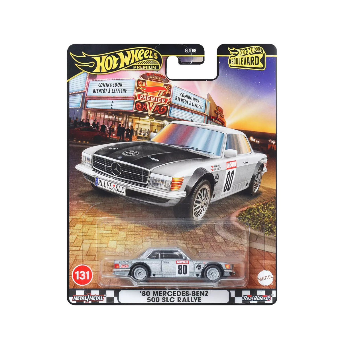 Hot Wheels Premium - '80 Mercedes-Benz 500 SLC Rallye #131 Boulevard Series - Scala 1/64