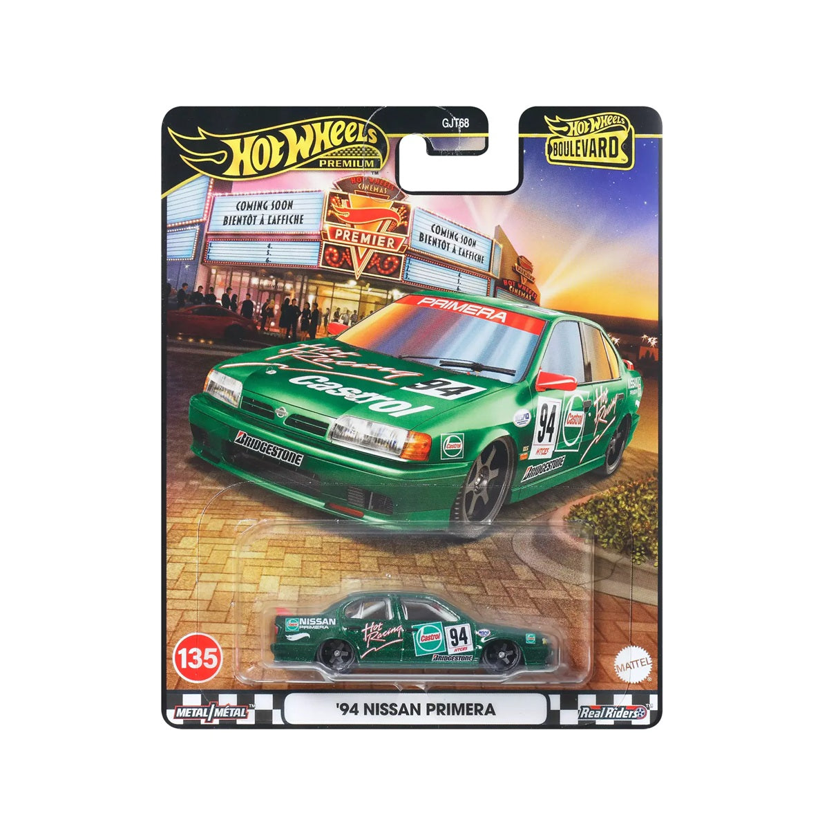 Hot Wheels Premium - '94 Nissan Primera #135 Boulevard Series - 1