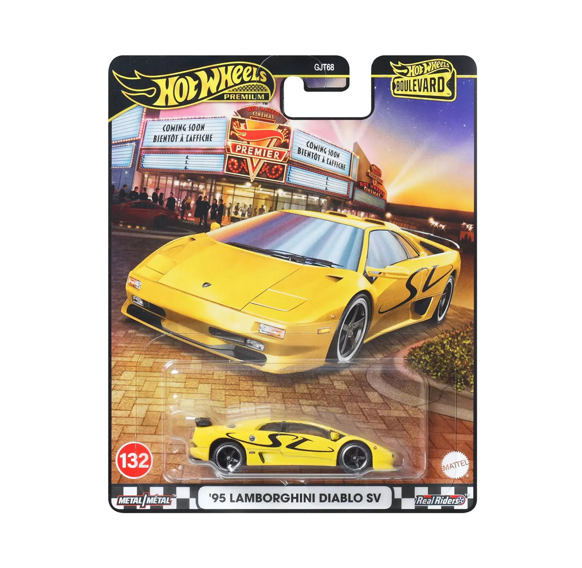 Hot Wheels Premium - ´95 Lamborghini Diablo SV #132 Boulevard Series - Scala 1/64