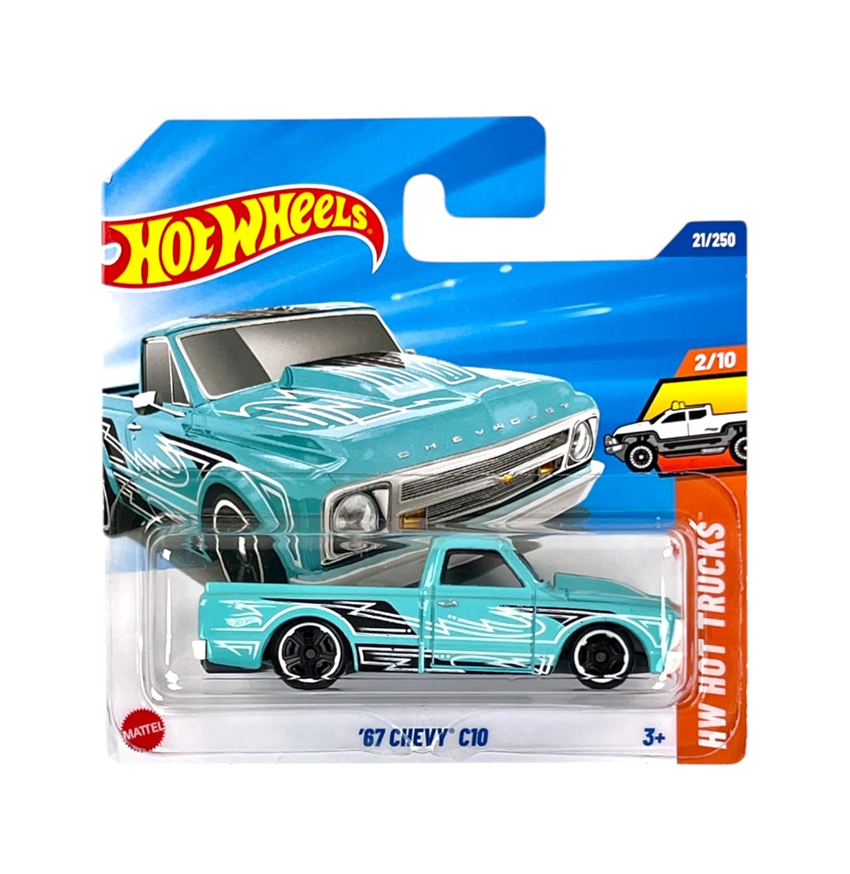 Hot Wheels - '67 Chevy C10 - HW Hot Trucks 2/10 - Scale 1/64 Approximately