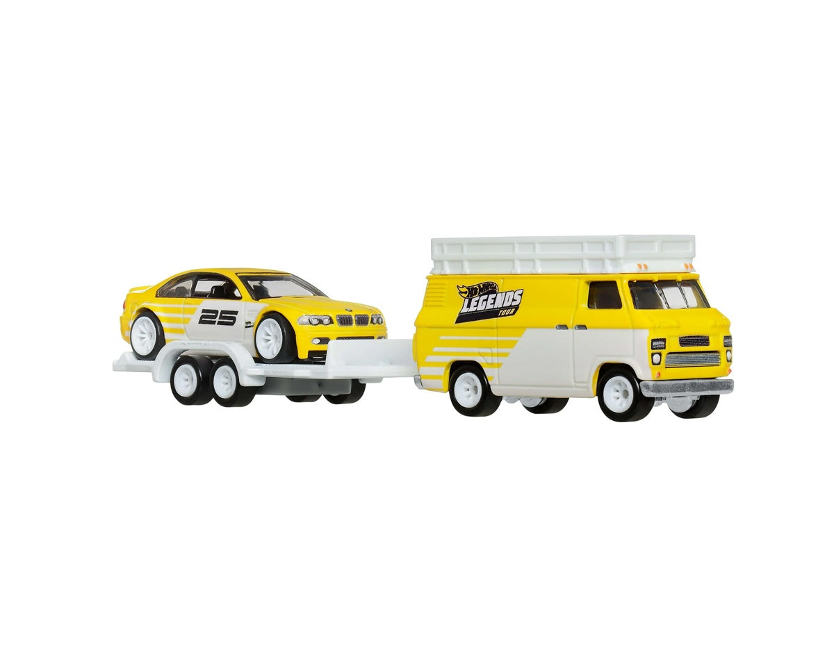 Hot Wheels Premium - BMW M3 and HW Rally Hauler - Series Car Culture Team Transport - Scala 1/64