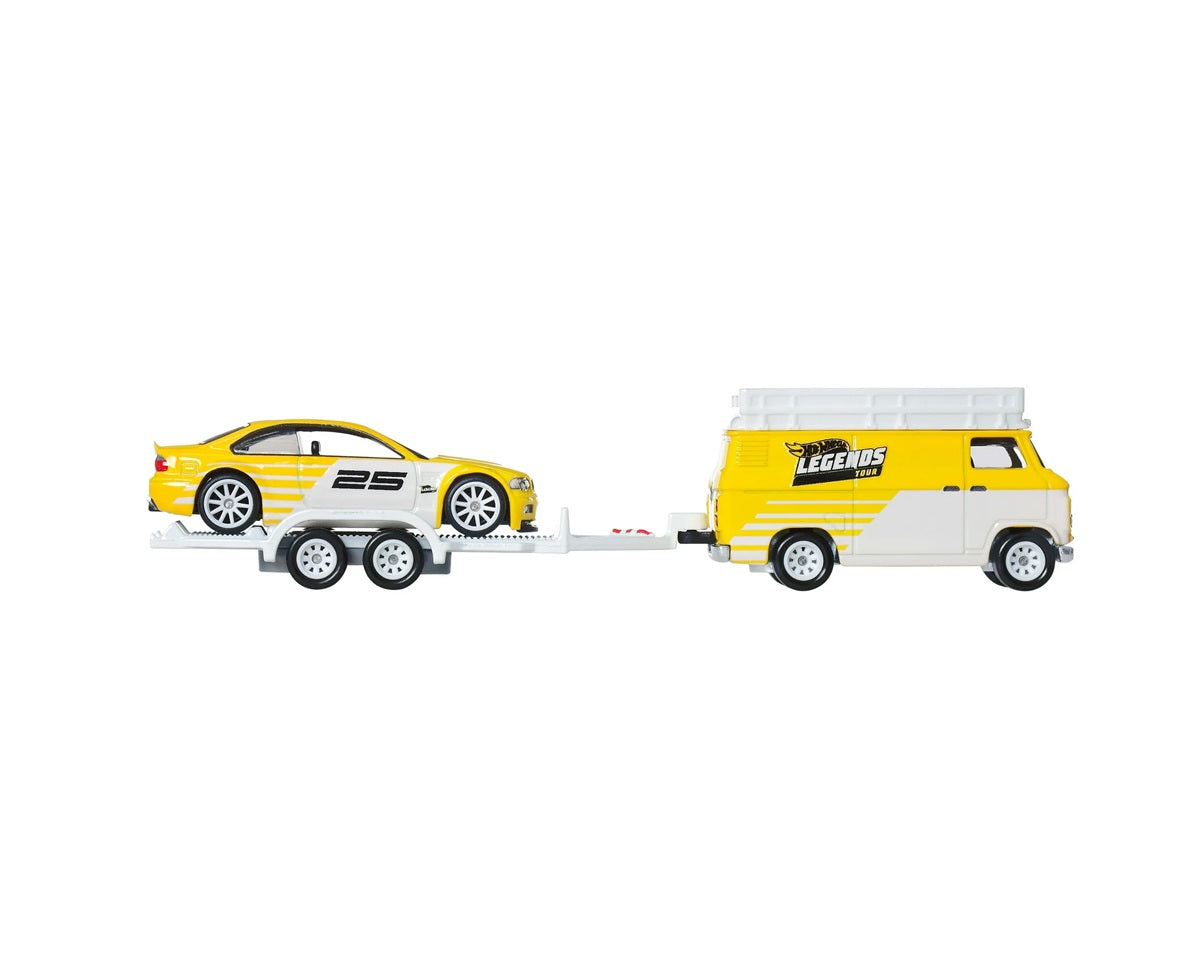 Hot Wheels Premium - BMW M3 and HW Rally Hauler - Series Car Culture Team Transport - Scala 1/64