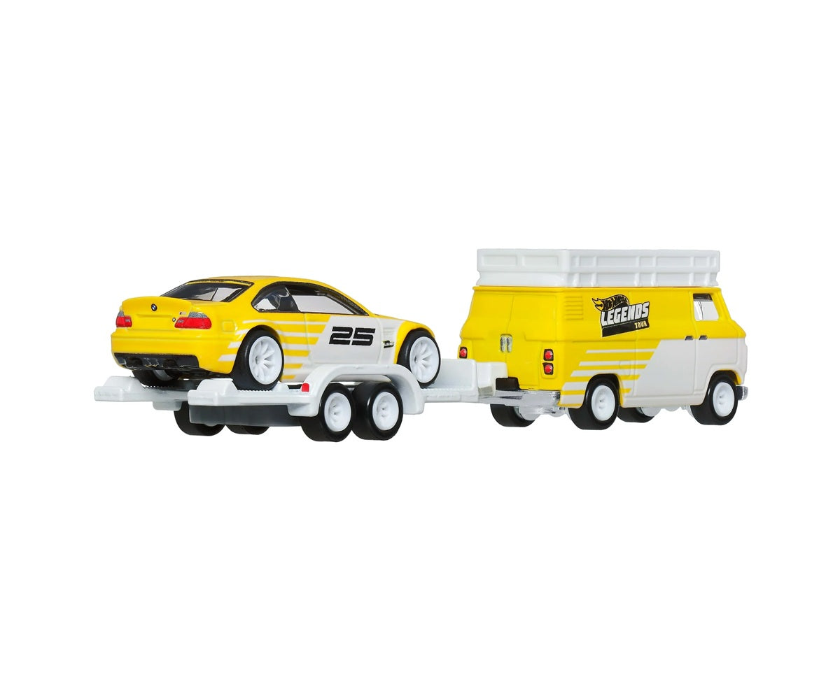 Hot Wheels Premium - BMW M3 and HW Rally Hauler - Series Car Culture Team Transport - Scala 1/64