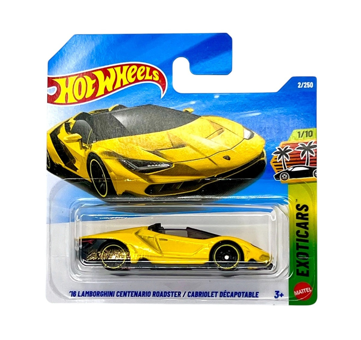 Hot Wheels - '16 Lamborghini Centenario Roadster - HW Exoticars 1/10 - Scala 1/64 Circa