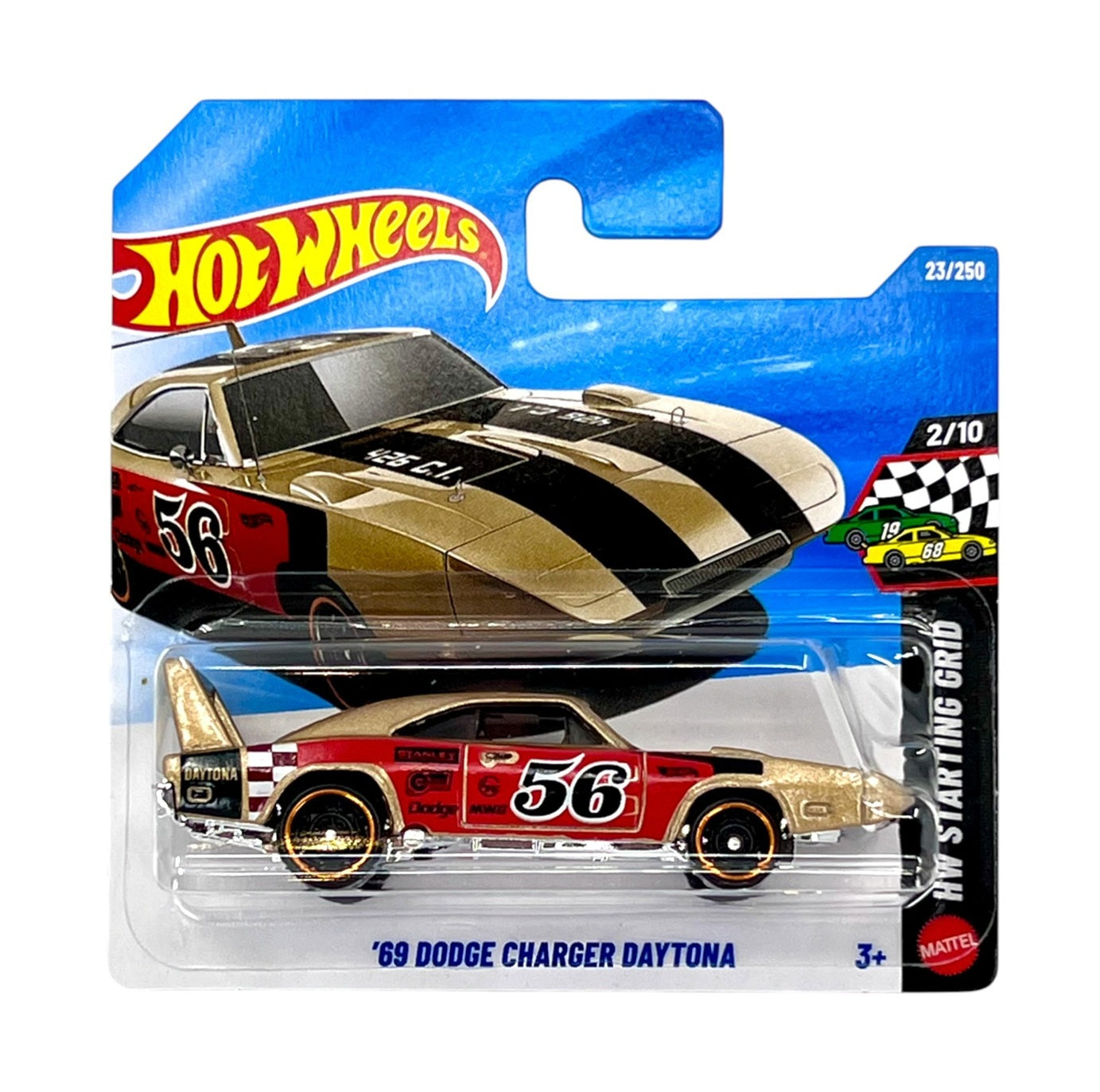 Hot Wheels - '69 Dodge Charger Daytona - HW Starting Grid 2/10 - Scale 1/64 Approximately