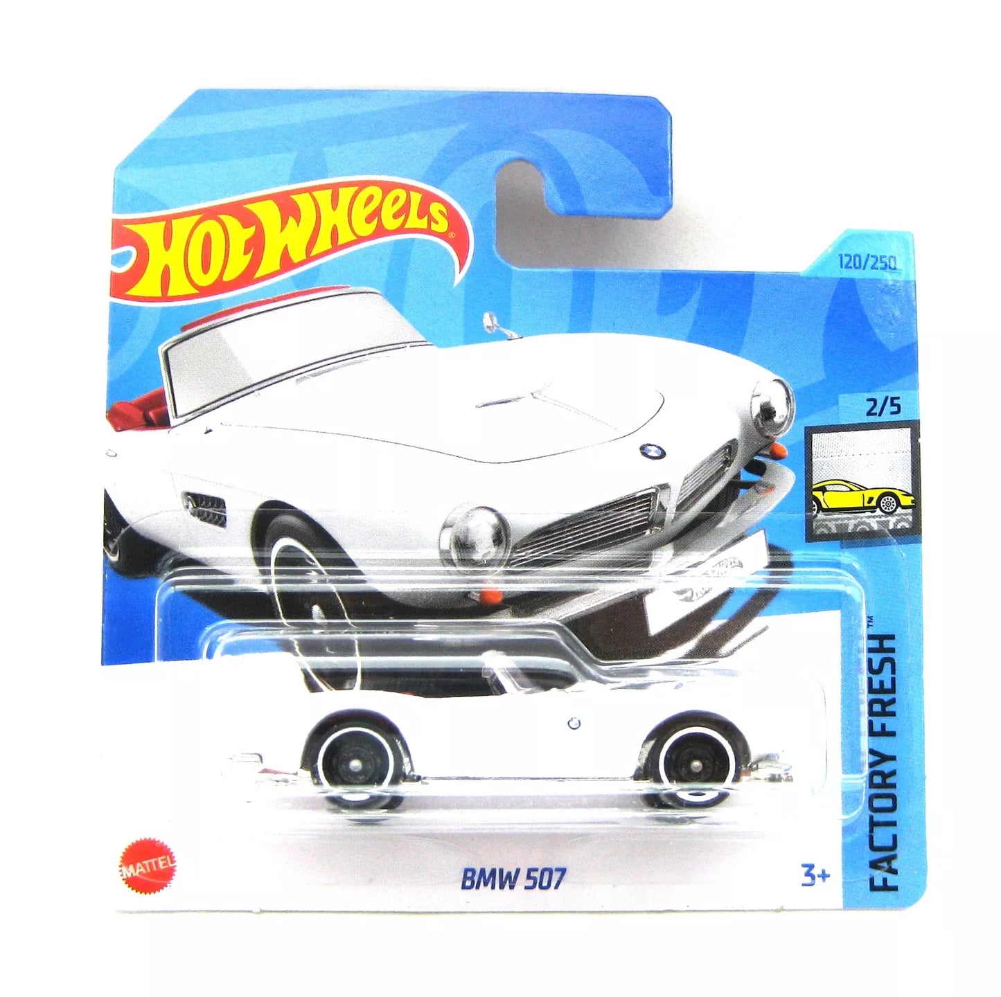 Hot Wheels - BMW 507 Blanche Usine Fraîche - Échelle 1/64 environ