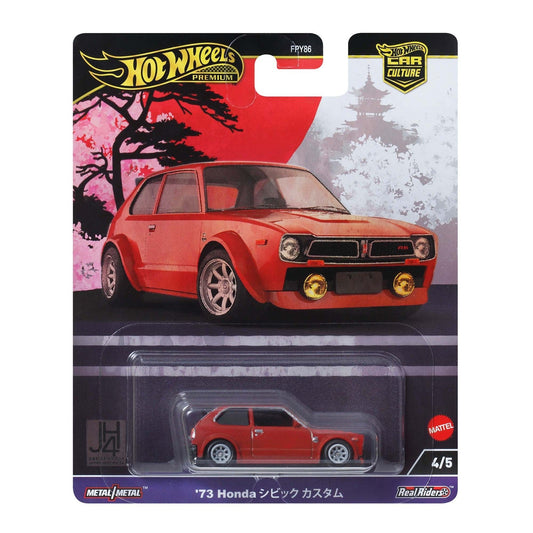 Honda Civic Custom 1973 - Japan Historics - Hot Wheels Premium - Échelle 1/64