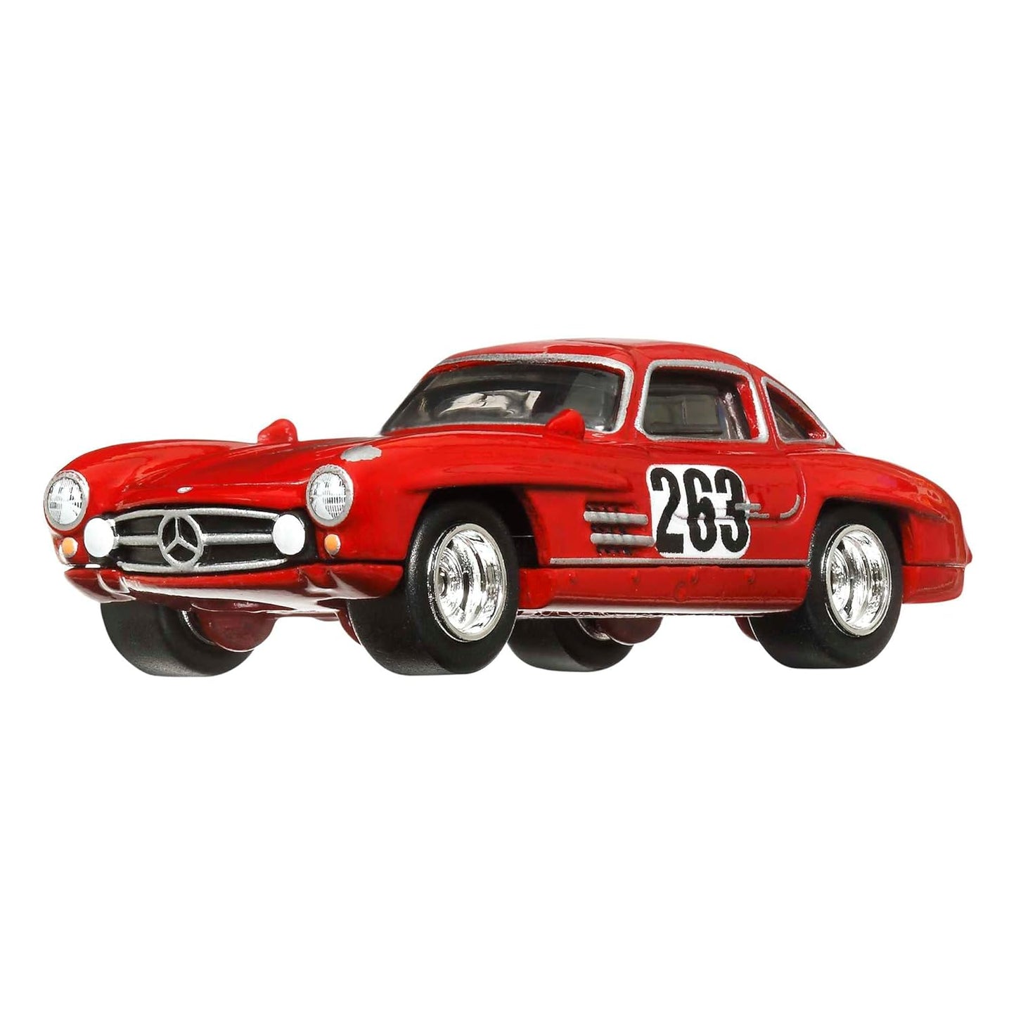 Hot Wheels Premium - Mercedes-Benz 300 SL Red Jay Leno's Garage - Série Car Culture - Échelle 1/64