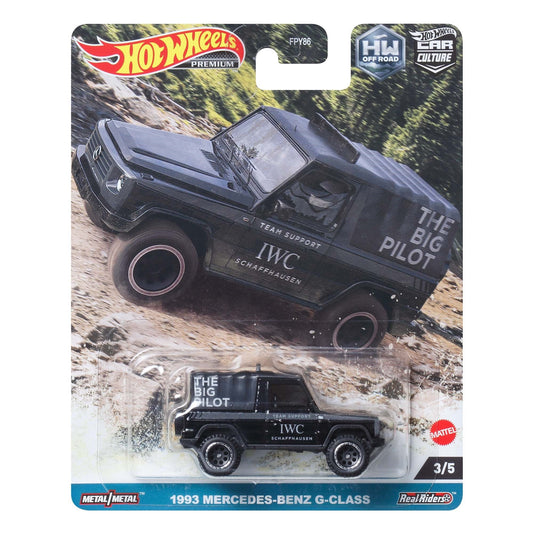 Hot Wheels Premium - Mercedes-Benz Classe G IWC 1993 - Série Car Culture - Échelle 1/64
