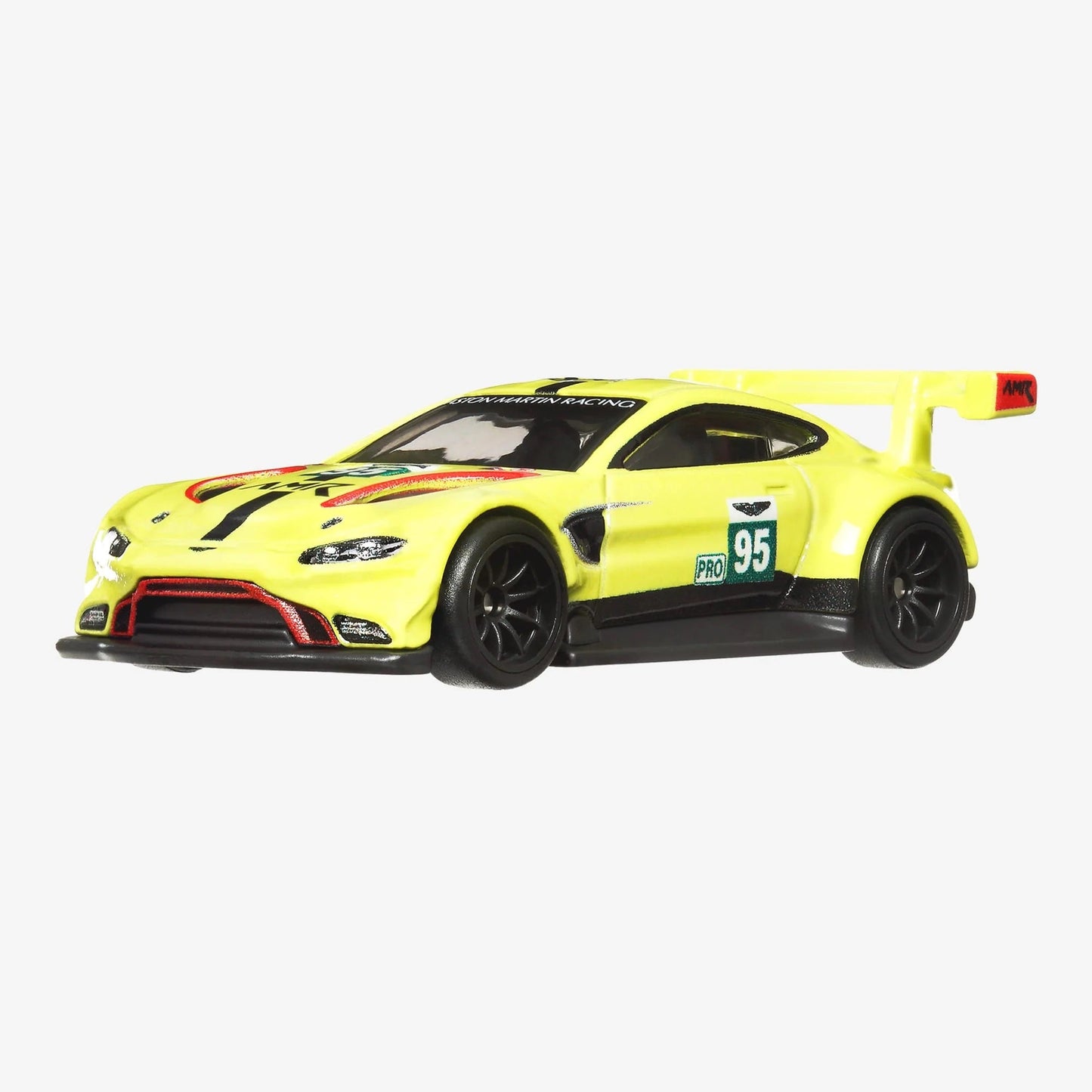 Hot Wheels Premium - Aston Martin Vantage GTE #95 Jaune - Série Car Culture Race Day - Échelle 1/64