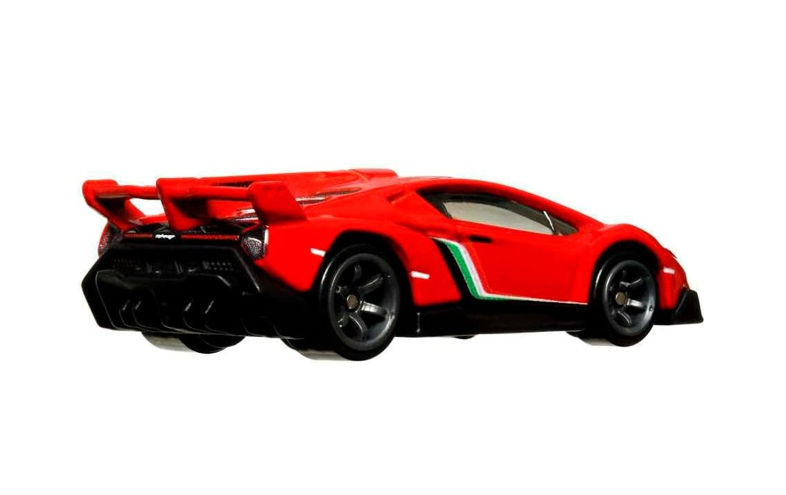 Hot Wheels Premium - Lamborghini Veneno Red Speed Machine - Échelle 1/64