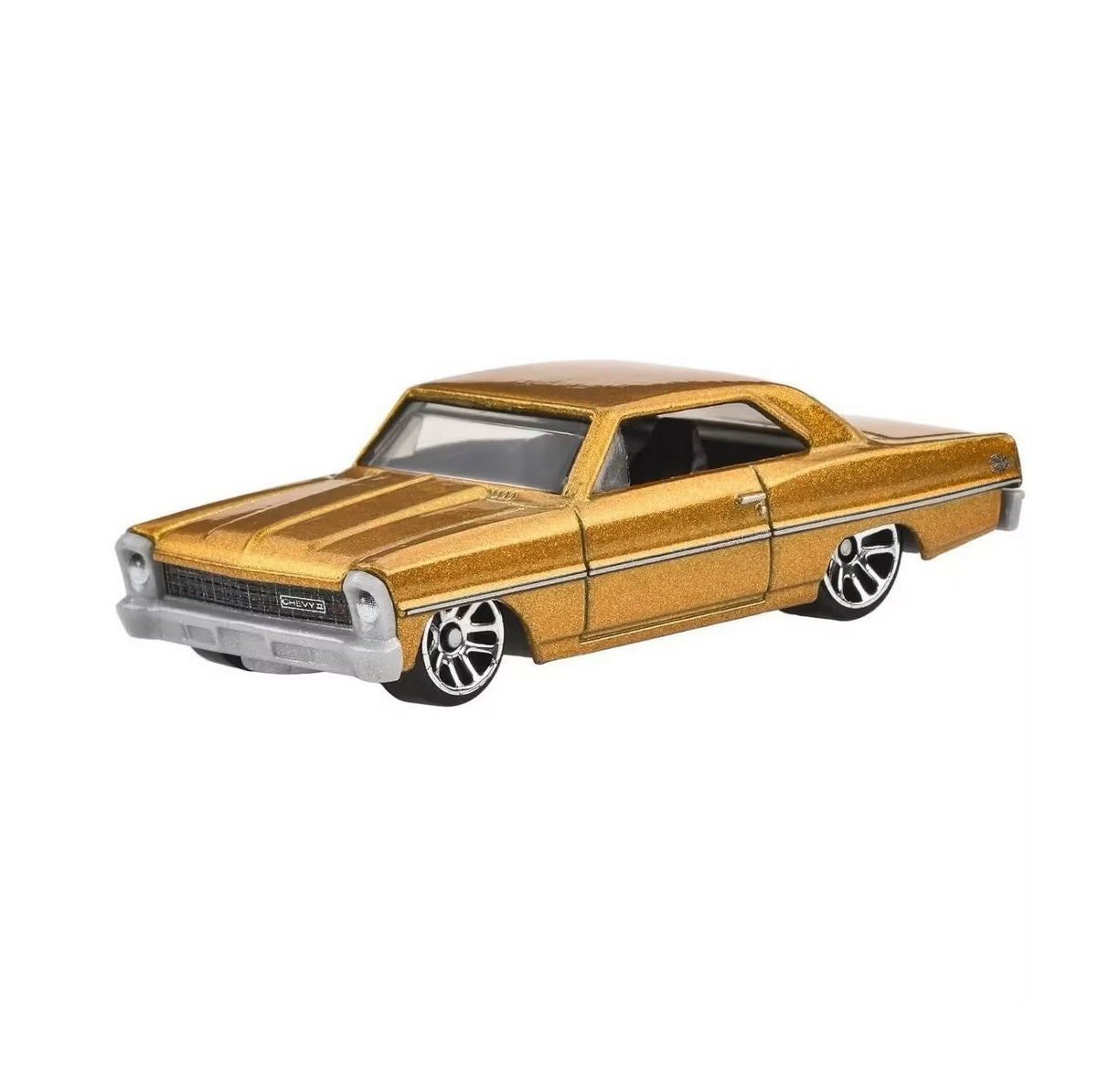 Hot Wheels - 1966 Chevy Nova Fast & Furious - Silver Series - Scale 1/64