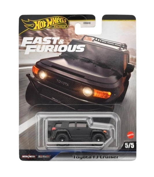 Hot Wheels Premium - Toyota FJ Cruiser Noir Mat Fast & Furious - Échelle 1/64