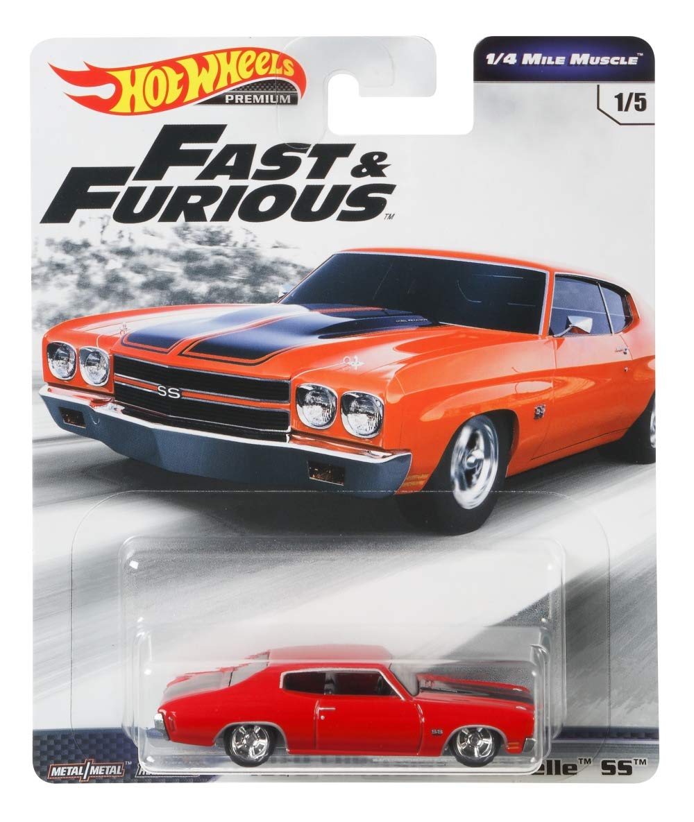 Hot Wheels Premium - 1970 Chevrolet Chevelle SS Fast & Furious - Scala 1/64