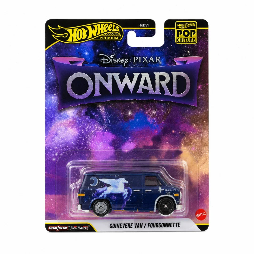 Hot Wheels Premium - 2026 Onward Guinevere Van - Pop Culture Disney Pixar - 1/64 Scale