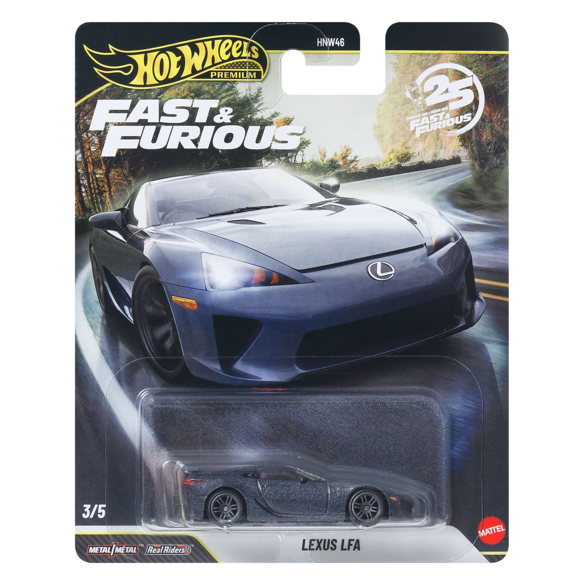 Hot Wheels Premium - Lexus LFA Fast & Furious 25th Anniversary - 1/64 Scale