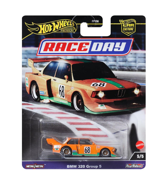 Hot Wheels Premium - BMW 320 Groupe 5 - Série Car Culture Race Day - Échelle 1/64