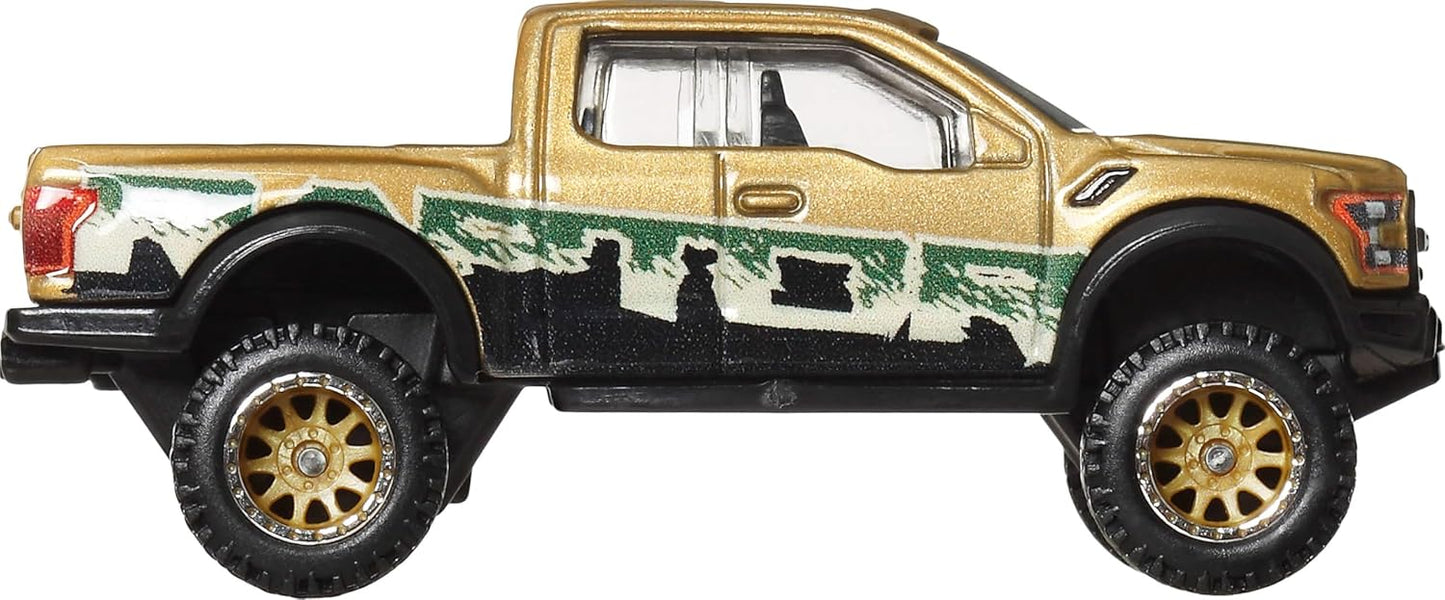 Hot Wheels Premium - 2017 Ford F-150 Raptor - Series Car Culture Off Road - Scale 1/64