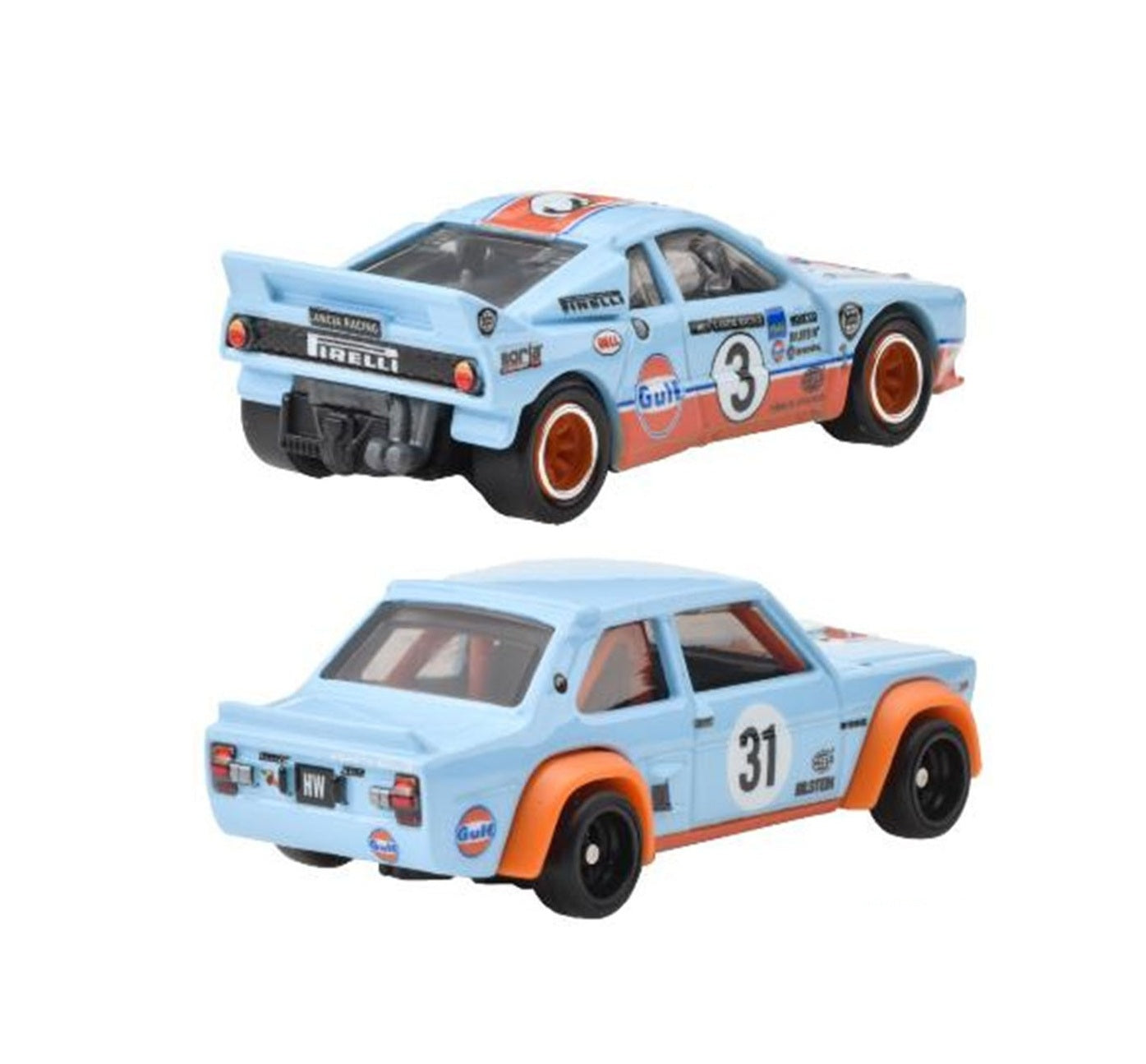 Hot Wheels Premium - Pack de 2 Lancia Rally 037 et Fiat 131 Abarth - Échelle 1/64