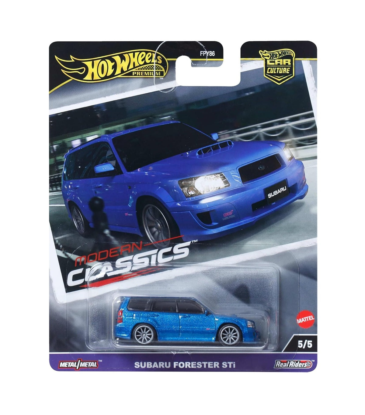 Hot Wheels Premium - Subaru Forester STi Blue - Series Car Culture - Scala 1/64
