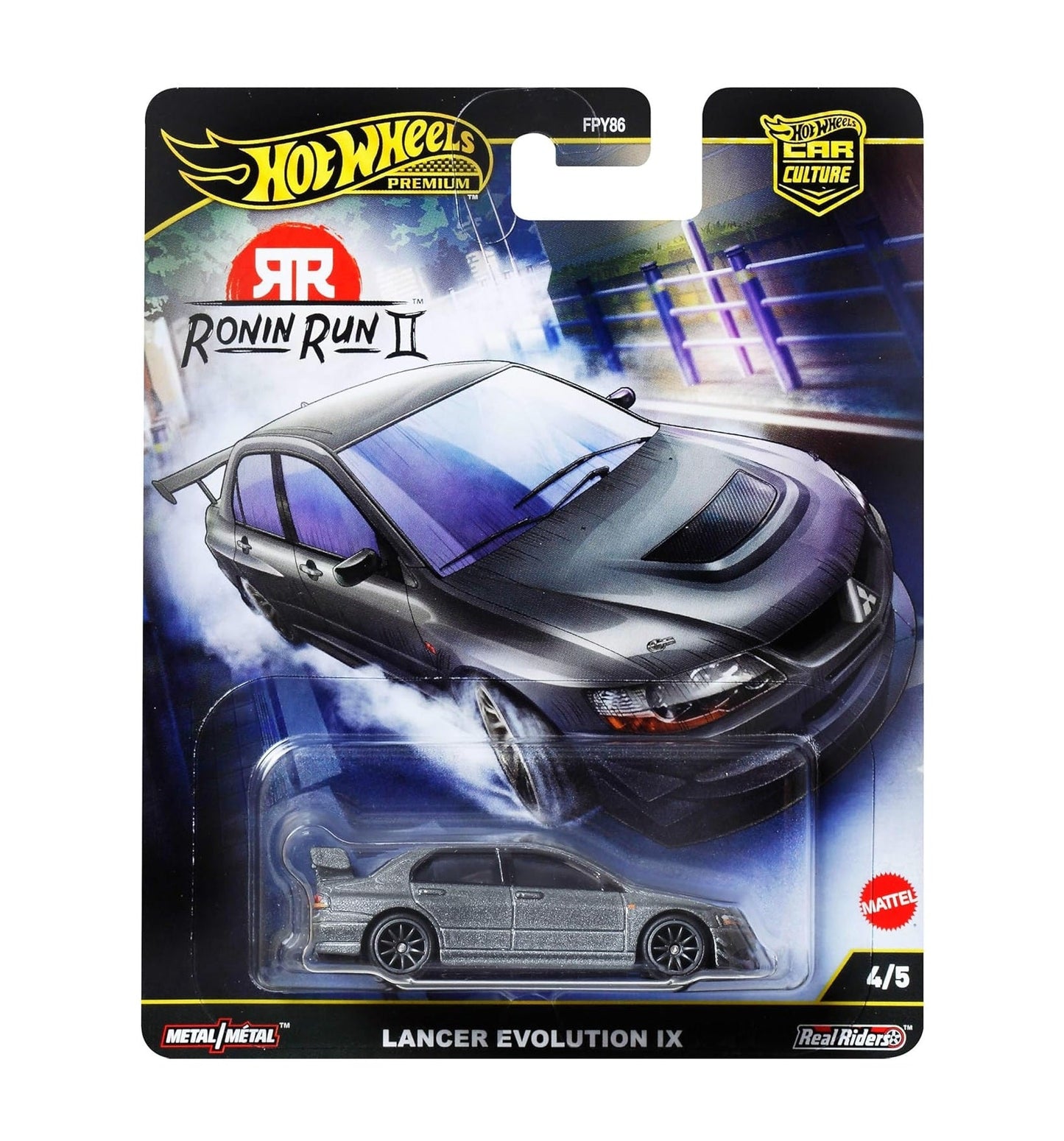 Hot Wheels Premium - Mitsubishi Lancer Evolution IX Ronin Run II - Échelle 1/64