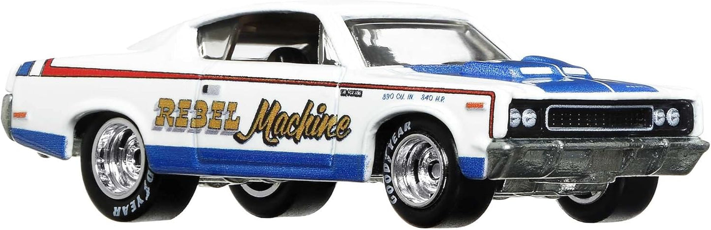 Hot Wheels Premium - AMC Rebel Machine & Wide Open - Series Car Culture Team Transport - Scala 1/64