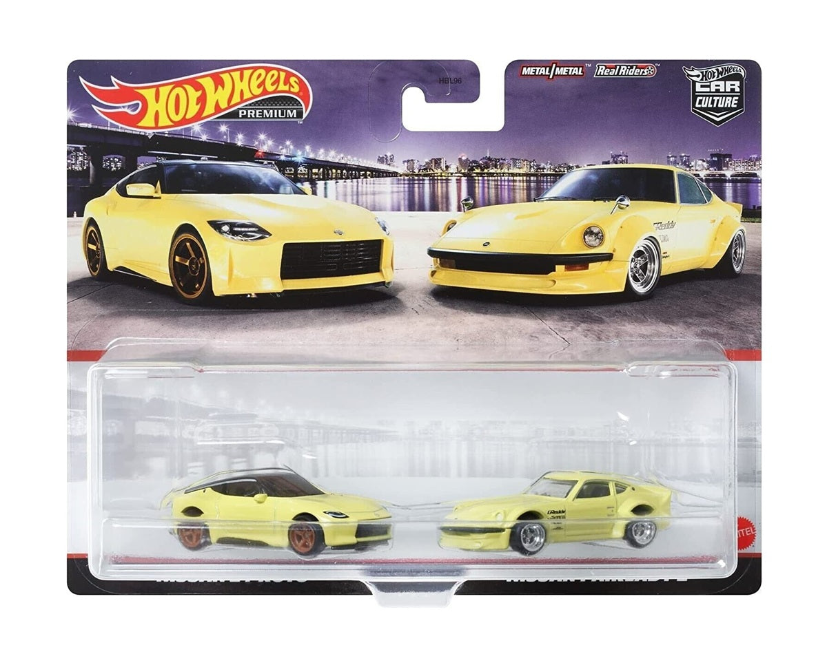 Hot Wheels Premium - 2-Pack Nissan Z Proto & Nissan Fairlady Z - Scala 1/64