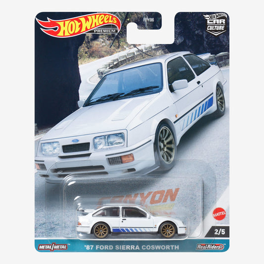 Hot Wheels Premium - Ford Sierra Cosworth 1987 - Série Car Culture - Échelle 1/64