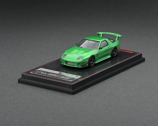 Modèle d'allumage - Mazda RX-7 (FC3S) RE Amemiya Green Metallic - Échelle 1/64 IG2496
