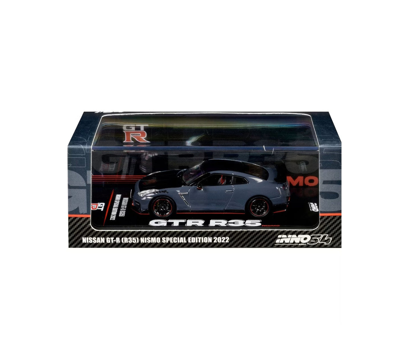 INNO64 - Nissan GT-R (R35) Nismo Édition Spéciale Gris Furtif 2022 - Échelle 1/64 IN64-R35NSE-STGR