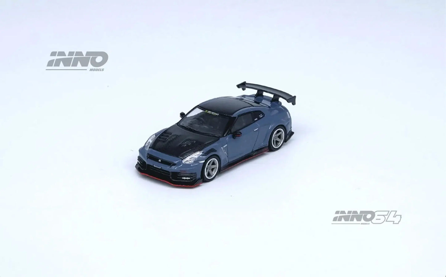INNO64 - Nissan GT-R (R35) Nismo 2024 Édition Top Secret Hong Kong Toy Car Salon 2024 Édition Spéciale - Échelle 1/64 IN64-R35TS-HKTS24