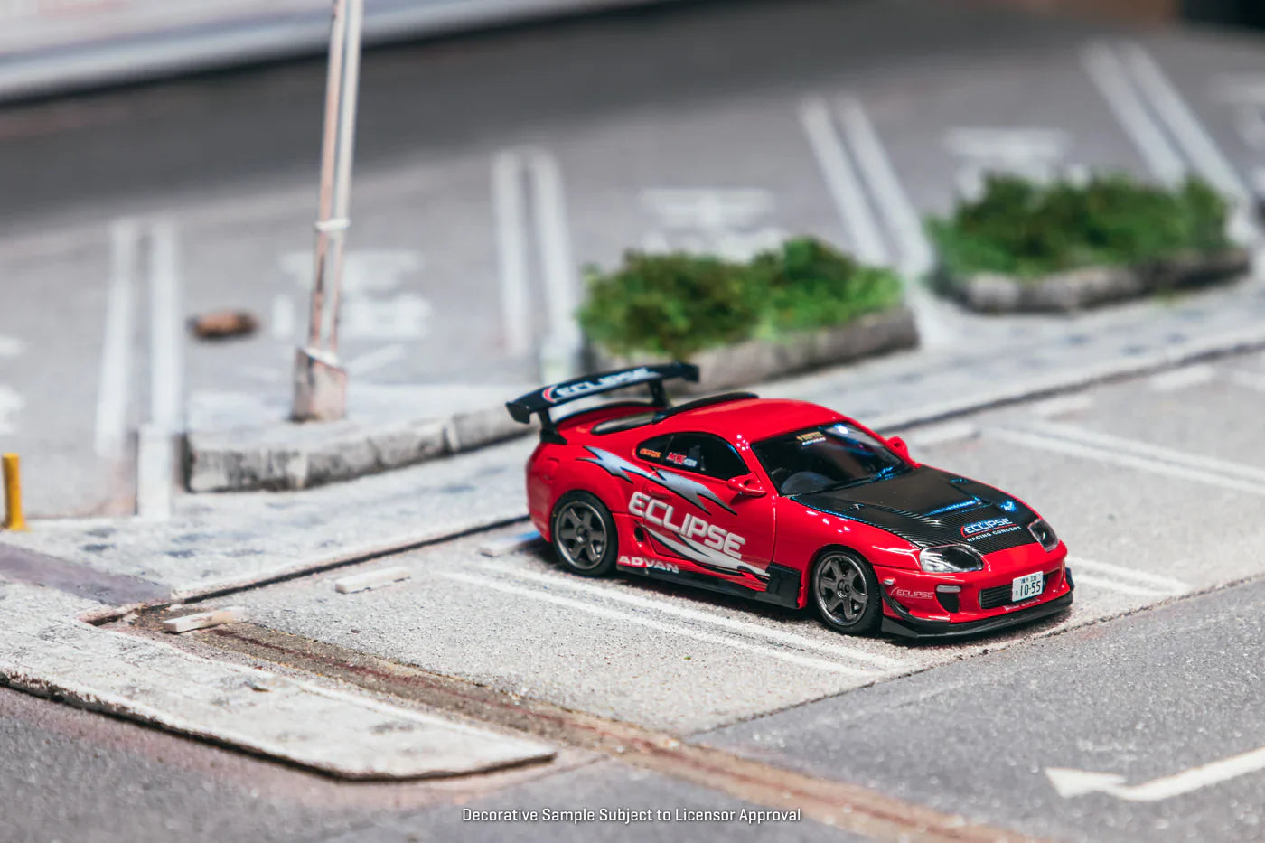 Ignition Model x Tarmac Works - Toyota Supra (JZA80) RZ Red - 1/64 Scale IG3841