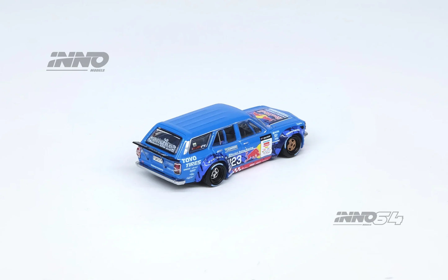 INNO64 - Mad Mike Mazda RX-3 Station Wagon D1GP 2024 - Scale 1/64 IN64-RX3P-D1GP24